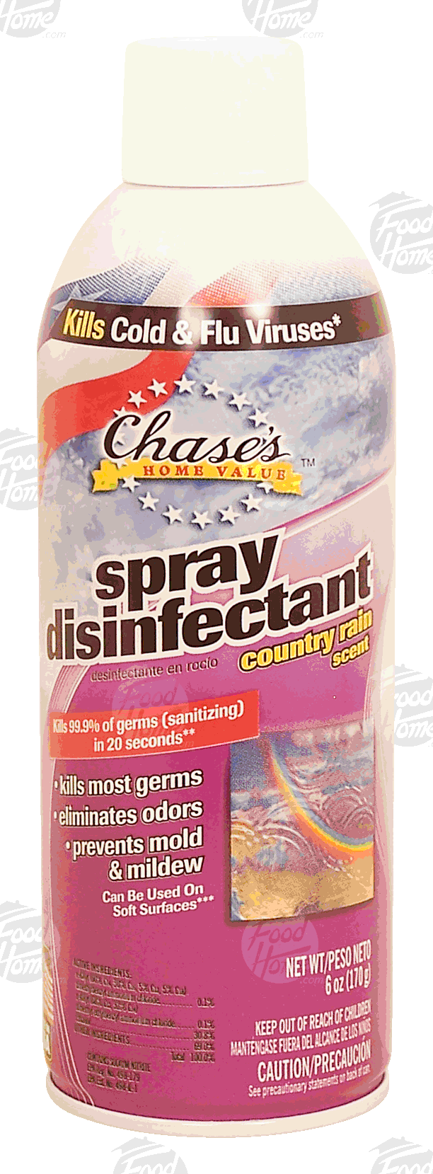 Chase's Home Value spray disinfectant, country rain scent Full-Size Picture